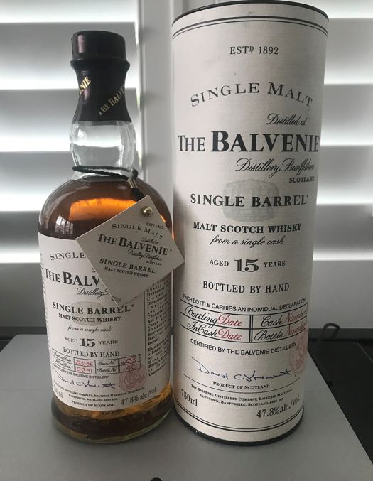 Balvenie 15yo Single Barrel Traditional Oak Cask #403 45.8% 750ml