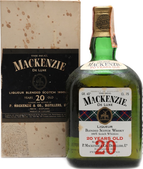 The Real Mackenzie 20yo De Luxe Blended Scotch Whisky 43% 750ml