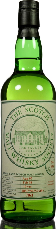 Auchroisk 1997 SMWS 95.8 a curious personality 59.3% 700ml