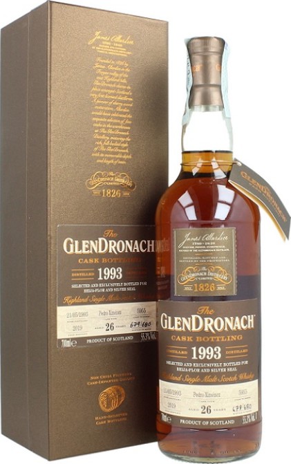 Glendronach 1993 Cask Bottling Pedro Ximenez #5955 Beija-flor & Silver Seal 55.3% 700ml