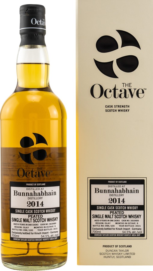 Bunnahabhain 2014 DT The Octave #3830689 Kirsch Import 54.5% 700ml