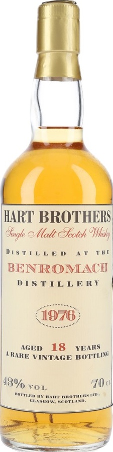 Benromach 1976 HB a Rare Vintage Bottling 43% 700ml