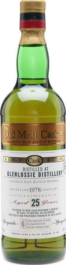 Glenlossie 1978 DL The Old Malt Cask 50% 700ml