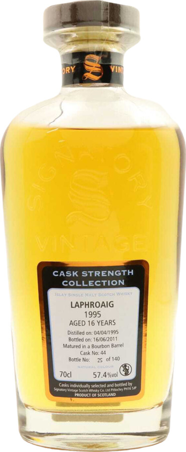 Laphroaig 1995 SV Cask Strength Collection 16yo Bourbon Barrel #44 57.4% 700ml