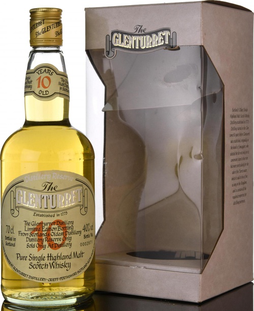 Glenturret 10yo Pure Single Highland Malt Scotch Whisky Distillery Sales Only Limited Edition 40% 700ml