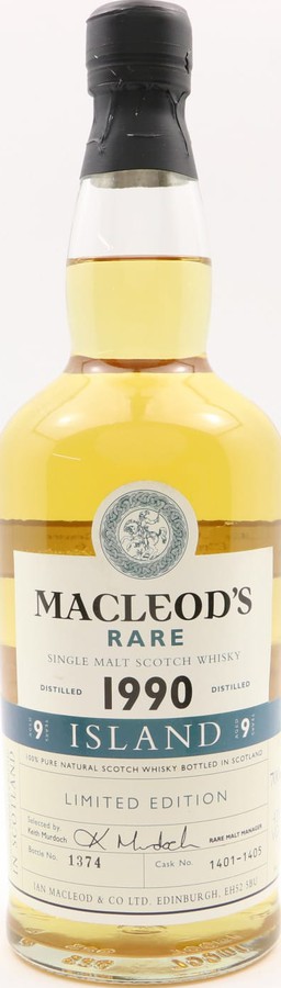 Macleod's 1990 IM Vintage Rare Single Island Malt 1401 1405 43% 700ml