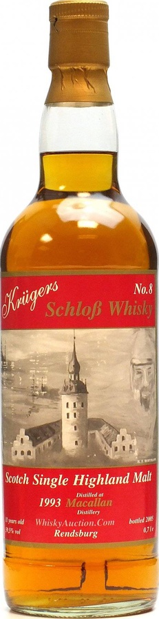 Macallan 1993 KW Schloss Whisky #8 Sherry Cask 59.5% 700ml