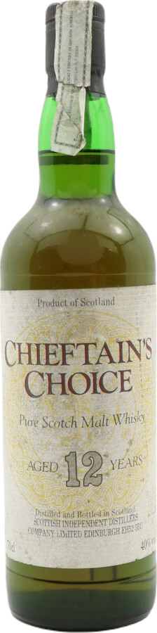 Chieftain's Choice 12yo TSID Pure Scotch Malt Whisky 40% 700ml