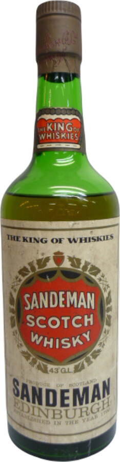 Sandeman Scotch Whisky The King of Whiskies GGSS 43% 700ml