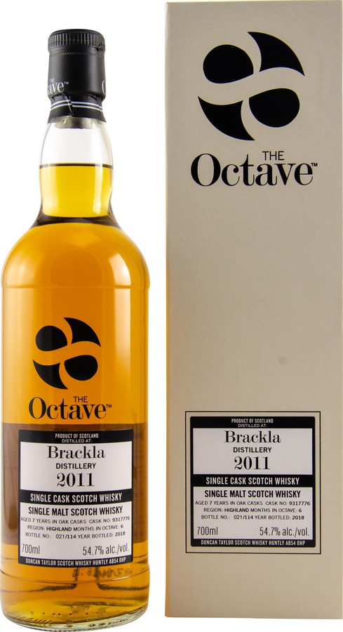 Royal Brackla 2011 DT The Octave #9317776 54.7% 700ml