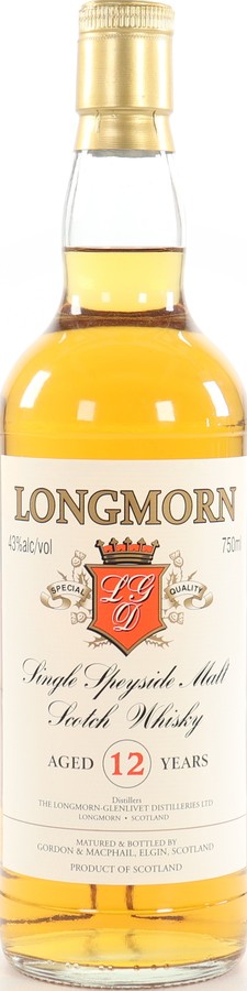 Longmorn 12yo GM Licensed Bottling 43% 750ml