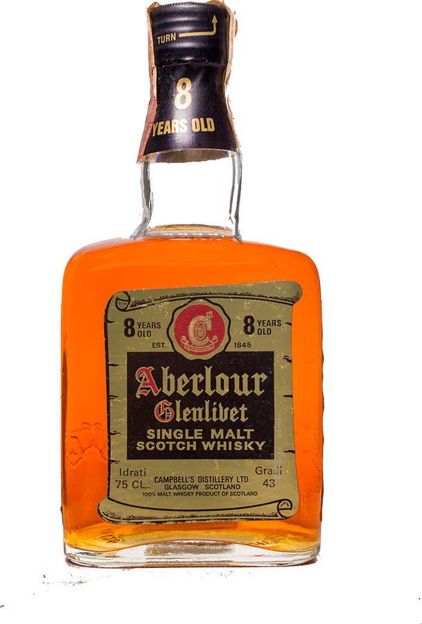 Aberlour 8yo Single Malt Scotch Whisky Screw Cap 43% 750ml
