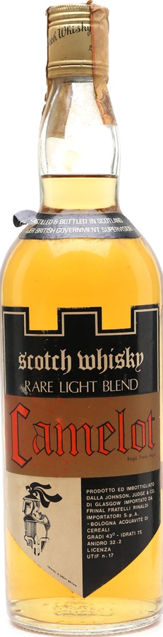 Camelot Scotch Whisky Rare Light Blend Rinaldi Import 43% 750ml