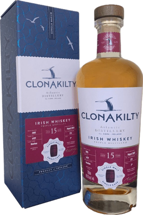 Clonakilty 2005 Single Cask Bourbon #6439 Distillery Shop Exclusive 48.5% 700ml