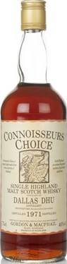 Dallas Dhu 1971 GM Connoisseurs Choice 40% 750ml