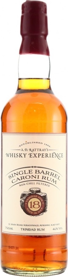 A. D. Rattray Trinidad Rum 18yo 46% 700ml