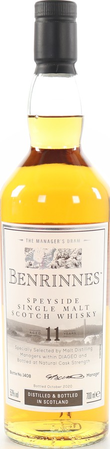 Benrinnes 11yo The Manager's Dram 53% 700ml