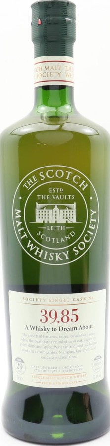 Linkwood 1982 SMWS 39.85 A Whisky to Dream About Refill Hogshead 57.4% 700ml