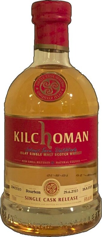 Kilchoman 2010 Single Cask for Spec's 5yo 324/2010 64% 750ml