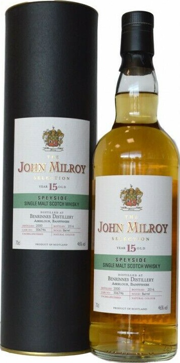 Benrinnes 2000 JY The John Milroy Selection Barrel #306746 46% 700ml