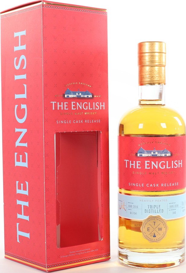 The English Whisky 2010 Single Cask Release B1/154 57.4% 700ml