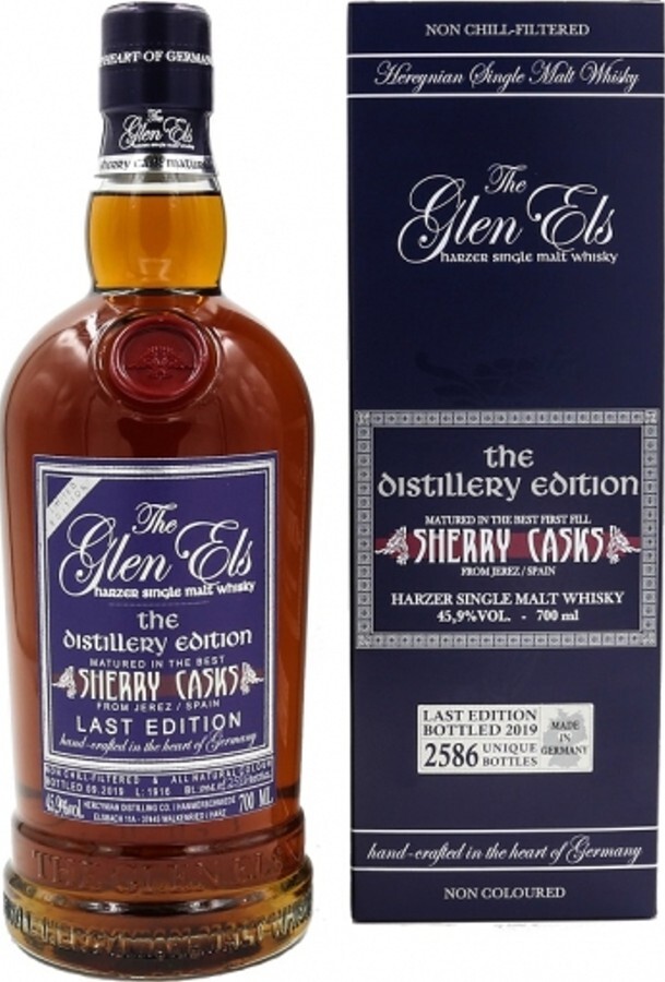 Glen Els The Distillery Edition Last Edition Sherry Casks 45.9% 700ml