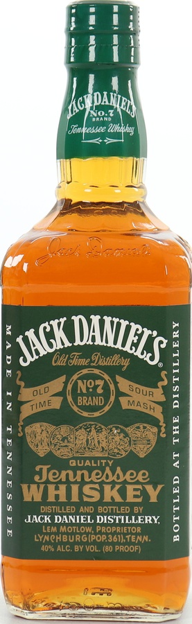 Jack Daniel's #7 Green Label New White Oak Barrel 40% 750ml