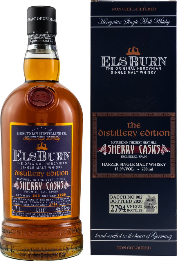 ElsBurn The Distillery Edition Batch 002 Sherryfass 45.9% 700ml