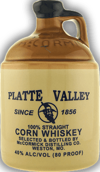 Platte Valley 100% Straight Corn Whisky American Oak 40% 750ml