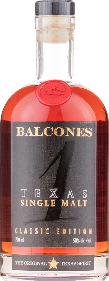 Balcones Texas Single Malt Classic Edition Batch SM19-2 53% 700ml