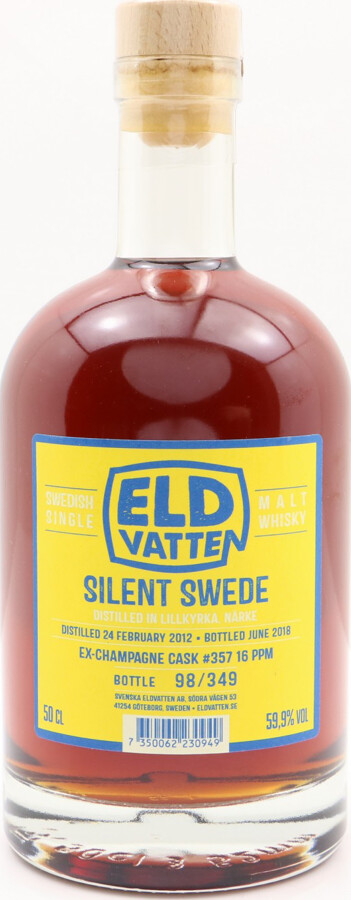 Silent Swede 2012 SE Ex-Champagne Cask 225l #357 59.9% 500ml