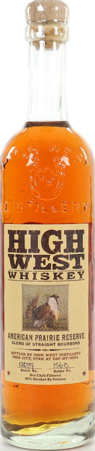 High West American Prairie Reserve Blend of Straight Bourbons Batch No. 1 46% 750ml