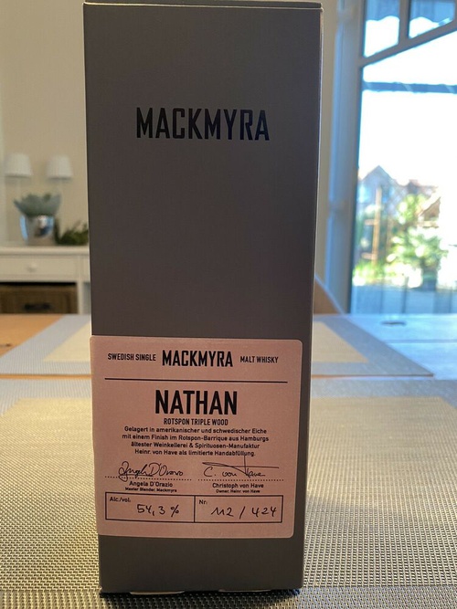 Mackmyra Nathan Rotspon Triple Wood 54.3% 500ml