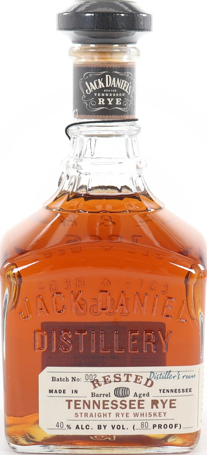 Jack Daniel's Rested Tennessee Rye Batch 02 40% 750ml