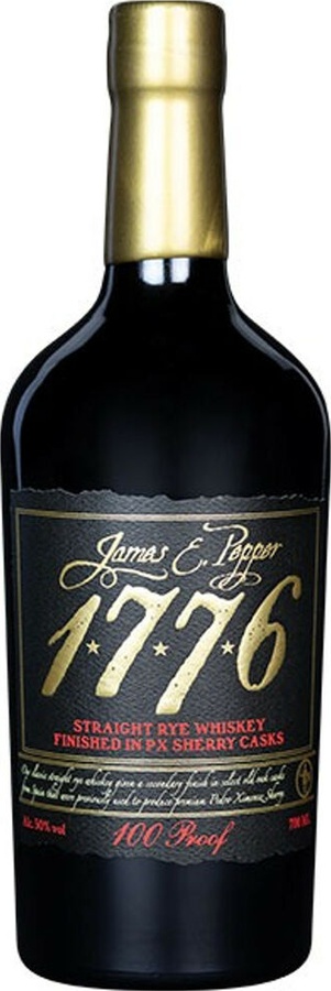 James E. Pepper 1776 Straight Rye Whisky PX Sherry Casks 50% 700ml