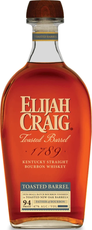 Elijah Craig Toasted Barrel Small Batch Kentucky Straight Bourbon Whisky Finished in Toasted New Oak Barrels 47% 750ml