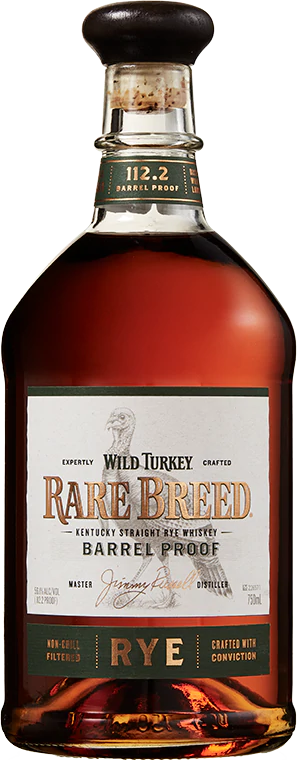 Wild Turkey Rare Breed Barrel Proof Kentucky Straight Rye Whisky No. 4 Char New American Oak 56.1% 750ml