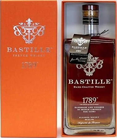 Bastille 1789 Hand-Crafted Whisky French Limousin Casks Finish 40% 700ml