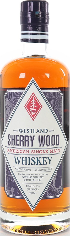 Westland Sherry Wood American Single Malt 2yo 46% 750ml