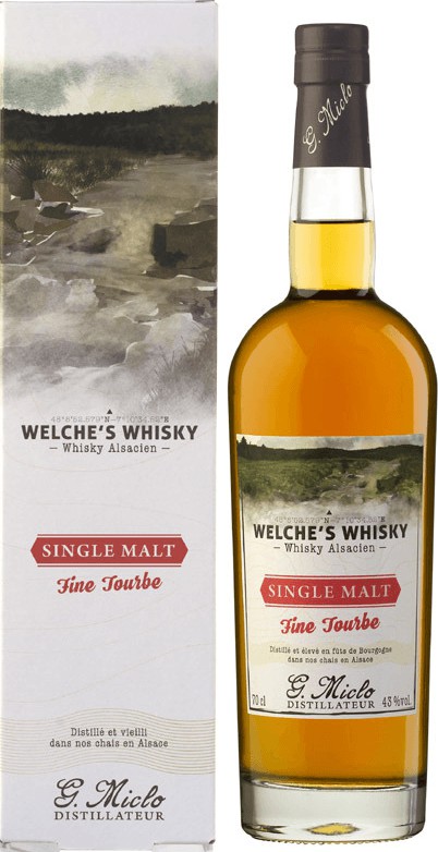 Welche's Whisky Single Malt Fine Tourbe Burgundy Wine Casks 43% 700ml