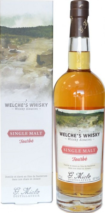 Welche's Whisky Single Malt Tourbe Sauternes Wine Casks 46% 700ml
