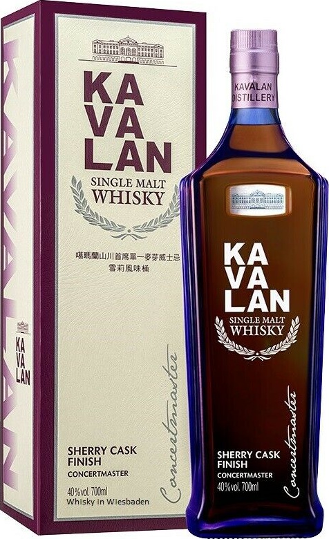 Kavalan Concertmaster Sherry Cask Finish 40% 700ml