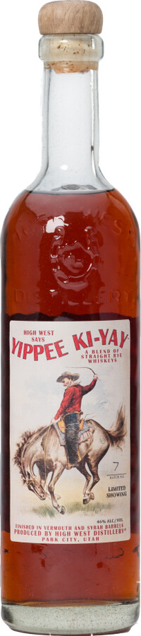 High West Yippee Ki-Yay Limited Showing Batch No.7 46% 750ml