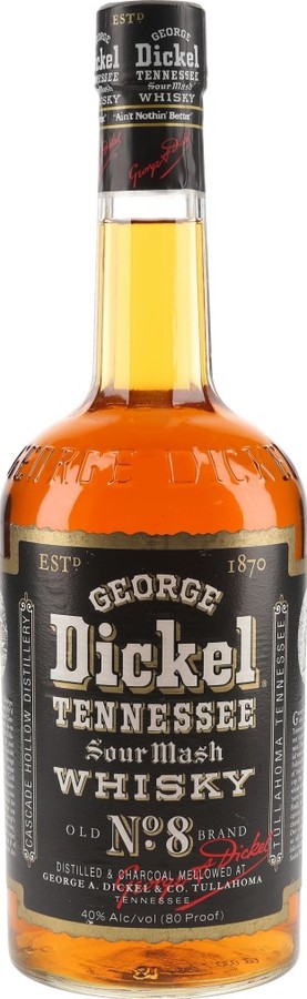 George Dickel #8 White Oak Barrels 40% 750ml