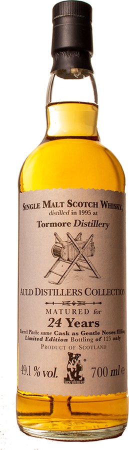 Tormore 1995 JW Auld Distillers Collection 24yo Bourbon Cask 49.1% 700ml