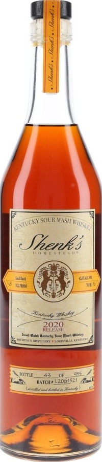 Shenk's Homestead Kentucky Sour Mash Whisky Small Batch 45.6% 700ml