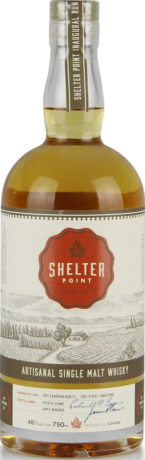 Shelter Point 2011 Artinasal Single Malt Whisky Inaugural Run 2016 46% 750ml