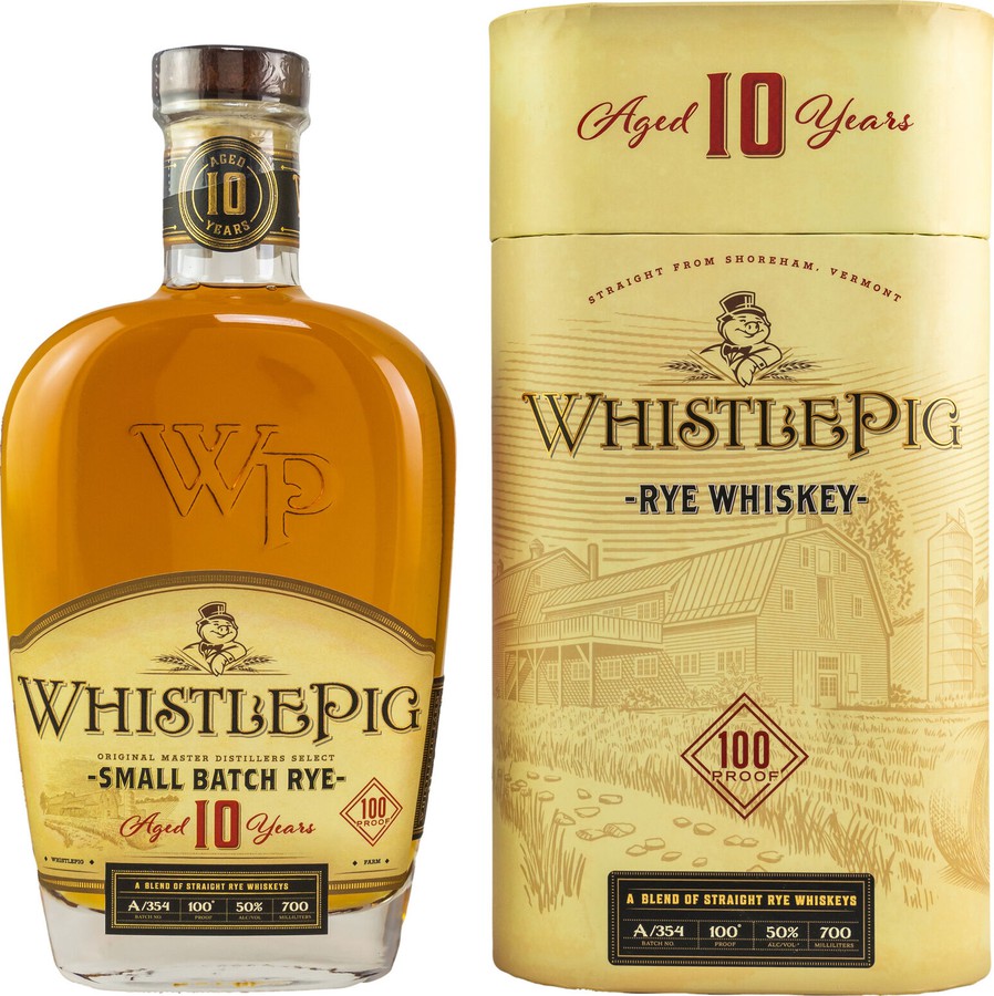 WhistlePig 10yo Rye Whisky A/354 50% 700ml