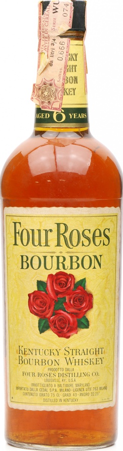 Four Roses 6yo Bourbon 43% 750ml