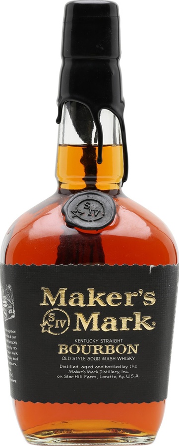 Maker's Mark Black Wax aka. Black Label or Black Seal 47.5% 750ml